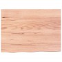 Tablero mesa madera roble tratada marrón claro 80x60x(2-4) cm de vidaXL, Tableros para mesas - Ref: Foro24-3156360, Precio: 6...