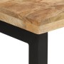 Mesa consola madera maciza de mango rugosa 110x35x76 cm de vidaXL, Mesas auxiliares - Ref: Foro24-353909, Precio: 177,00 €, D...