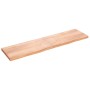 Light brown treated oak wood table top 200x50x(2-6) cm by vidaXL, Table tops - Ref: Foro24-3156398, Price: 154,31 €, Discount: %