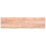 Light brown treated oak wood table top 200x50x(2-6) cm by vidaXL, Table tops - Ref: Foro24-3156398, Price: 154,31 €, Discount: %