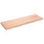 Light brown treated oak wood table top 180x60x(2-6) cm by vidaXL, Table tops - Ref: Foro24-3156394, Price: 161,91 €, Discount: %