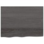 Tablero mesa madera roble tratada marrón oscuro 80x60x(2-6) cm de vidaXL, Tableros para mesas - Ref: Foro24-3156424, Precio: ...