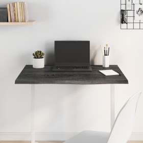 Dark brown treated oak wood table top 80x60x2 cm by vidaXL, Table tops - Ref: Foro24-3156422, Price: 56,99 €, Discount: %