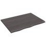 Dark brown treated oak wood table top 80x60x2 cm by vidaXL, Table tops - Ref: Foro24-3156422, Price: 54,95 €, Discount: %