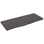 Tablero mesa madera roble tratada marrón oscuro 100x40x(2-4) cm de vidaXL, Tableros para mesas - Ref: Foro24-3156426, Precio:...