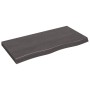 Tablero mesa madera roble tratada marrón oscuro 100x50x(2-6) cm de vidaXL, Tableros para mesas - Ref: Foro24-3156430, Precio:...