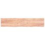 Light brown treated oak wood table top 200x40x(2-6) cm by vidaXL, Table tops - Ref: Foro24-3156396, Price: 130,78 €, Discount: %