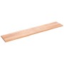 Tablero mesa madera roble tratada marrón claro 220x40x(2-4) cm de vidaXL, Tableros para mesas - Ref: Foro24-3156401, Precio: ...