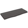 Tablero mesa madera roble tratada marrón oscuro 100x40x(2-6) cm de vidaXL, Tableros para mesas - Ref: Foro24-3156427, Precio:...