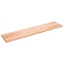 Tablero mesa madera roble tratada marrón claro 220x50x(2-4) cm de vidaXL, Tableros para mesas - Ref: Foro24-3156403, Precio: ...