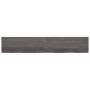 Dark brown treated oak wood table top 220x40x(2-6) cm by vidaXL, Table tops - Ref: Foro24-3156465, Price: 141,90 €, Discount: %