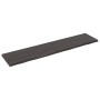 Tablero mesa madera roble tratada marrón oscuro 180x40x(2-4) cm de vidaXL, Tableros para mesas - Ref: Foro24-3156452, Precio:...