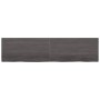 Dark brown treated oak wood table top 200x50x(2-4) cm by vidaXL, Table tops - Ref: Foro24-3156460, Price: 129,58 €, Discount: %