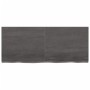 Tablero mesa madera roble tratada marrón oscuro 120x50x(2-4) cm de vidaXL, Tableros para mesas - Ref: Foro24-3156436, Precio:...