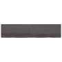 Dark brown treated oak wood table top 220x50x(2-6) cm by vidaXL, Table tops - Ref: Foro24-3156467, Price: 165,93 €, Discount: %