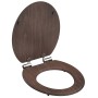 SCHÜTTE Toilet seat with soft close DARK WOOD MDF by SCHÜTTE, Toilet and bidet seats - Ref: Foro24-435087, Price: 63,19 €, Di...