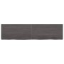 Dark brown treated oak wood table top 160x40x(2-6) cm by vidaXL, Table tops - Ref: Foro24-3156447, Price: 108,86 €, Discount: %