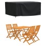 Wasserdichte schwarze Gartenmöbelabdeckung 420D 180x140x90 cm von vidaXL, Abdeckungen für Gartenmöbel - Ref: Foro24-364807, P...