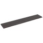 Tablero mesa madera roble tratada marrón oscuro 220x40x(2-4) cm de vidaXL, Tableros para mesas - Ref: Foro24-3156464, Precio:...