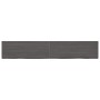 Tablero mesa madera roble tratada marrón oscuro 220x40x(2-4) cm de vidaXL, Tableros para mesas - Ref: Foro24-3156464, Precio:...