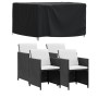 Cubierta de muebles de jardín 420D impermeable 113x113x73 cm de vidaXL, Fundas para muebles de jardín - Ref: Foro24-364813, P...