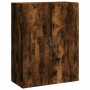 Engineered smoked oak wood wall cabinet 69.5x34x90 cm by vidaXL, Sideboards - Ref: Foro24-834983, Price: 81,71 €, Discount: %