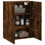 Engineered smoked oak wood wall cabinet 69.5x34x90 cm by vidaXL, Sideboards - Ref: Foro24-834983, Price: 81,71 €, Discount: %