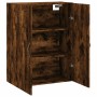 Armario de pared madera ingeniería roble ahumado 69,5x34x90 cm de vidaXL, Aparadores - Ref: Foro24-834983, Precio: 81,71 €, D...