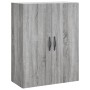 Sonoma gray engineered wood wall cabinet 69.5x34x90 cm by vidaXL, Sideboards - Ref: Foro24-834984, Price: 73,48 €, Discount: %