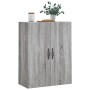 Sonoma gray engineered wood wall cabinet 69.5x34x90 cm by vidaXL, Sideboards - Ref: Foro24-834984, Price: 73,48 €, Discount: %