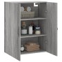 Sonoma gray engineered wood wall cabinet 69.5x34x90 cm by vidaXL, Sideboards - Ref: Foro24-834984, Price: 73,48 €, Discount: %