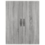 Sonoma gray engineered wood wall cabinet 69.5x34x90 cm by vidaXL, Sideboards - Ref: Foro24-834984, Price: 73,48 €, Discount: %