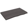 Tablero mesa madera roble tratada marrón oscuro 100x60x(2-6) cm de vidaXL, Tableros para mesas - Ref: Foro24-3156433, Precio:...