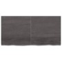 Tablero mesa madera roble tratada marrón oscuro 120x60x(2-4) cm de vidaXL, Tableros para mesas - Ref: Foro24-3156438, Precio:...