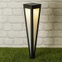 Hi Lámpara solar LED de jardín con estaca negra 58 cm de HI, Iluminación de exterior - Ref: Foro24-435254, Precio: 27,41 €, D...