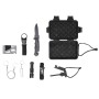 HI Survival Kit 10 pieces black by HI, Knives and multifunction tools - Ref: Foro24-435323, Price: 34,32 €, Discount: %