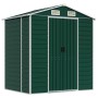 Cobertizo de jardín acero galvanizado verde 191x130x198 cm de vidaXL, Cobertizos - Ref: Foro24-3188231, Precio: 340,11 €, Des...