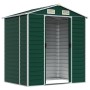 Cobertizo de jardín acero galvanizado verde 191x130x198 cm de vidaXL, Cobertizos - Ref: Foro24-3188231, Precio: 340,11 €, Des...