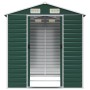 Green galvanized steel garden shed 191x215x198 cm by vidaXL, Sheds - Ref: Foro24-3188232, Price: 471,54 €, Discount: %