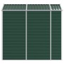 Green galvanized steel garden shed 191x215x198 cm by vidaXL, Sheds - Ref: Foro24-3188232, Price: 471,54 €, Discount: %