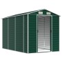 Cobertizo de jardín acero galvanizado verde 191x300x198 cm de vidaXL, Cobertizos - Ref: Foro24-3188233, Precio: 590,37 €, Des...