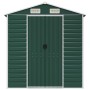 Cobertizo de jardín acero galvanizado verde 191x300x198 cm de vidaXL, Cobertizos - Ref: Foro24-3188233, Precio: 590,37 €, Des...