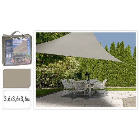 ProGarden Sand-colored triangular fabric awning 3.6x3.6x3.6 m by ProGarden, Umbrellas - Ref: Foro24-436320, Price: 30,33 €, D...