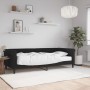 Sofá cama con colchón terciopelo negro 90x200 cm de vidaXL, Camas y somieres - Ref: Foro24-3197751, Precio: 344,32 €, Descuen...