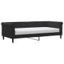 Sofá cama con colchón terciopelo negro 90x200 cm de vidaXL, Camas y somieres - Ref: Foro24-3197751, Precio: 344,32 €, Descuen...