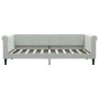 Sofa bed with light gray velvet mattress 90x190 cm by vidaXL, Beds and slatted bases - Ref: Foro24-3197760, Price: 335,94 €, ...