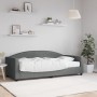 Sofá cama con colchón tela gris oscuro 90x190 cm de vidaXL, Camas y somieres - Ref: Foro24-3197181, Precio: 336,56 €, Descuen...