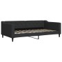 Trundle sofa bed with drawers black fabric 100x200 cm by vidaXL, Beds and slatted bases - Ref: Foro24-3197469, Price: 357,72 ...