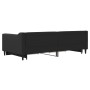 Trundle sofa bed with drawers black fabric 100x200 cm by vidaXL, Beds and slatted bases - Ref: Foro24-3197469, Price: 357,72 ...