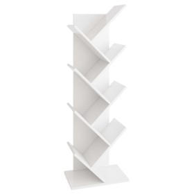 FMD White Geometric Standing Shelf by FMD, Bookcases and shelves - Ref: Foro24-436998, Price: 110,63 €, Discount: %